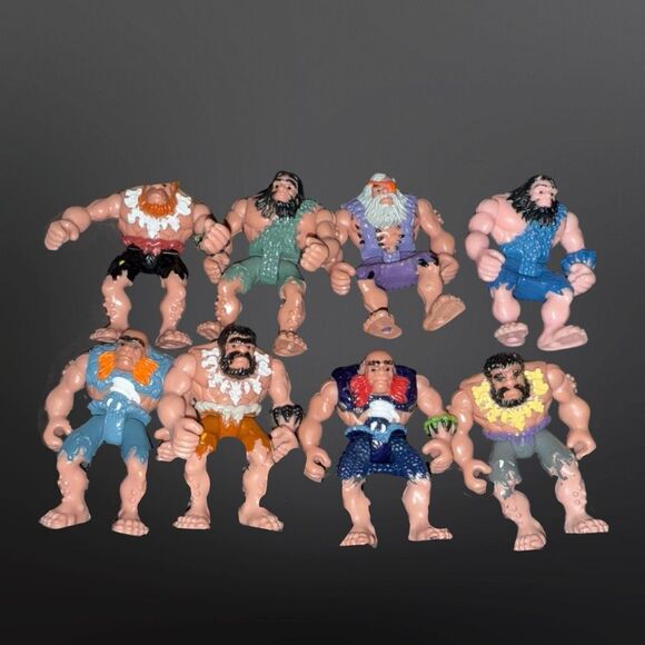 FP Imaginext T-Rex Playset Sabertooth Caveman Dinosaurs Island Figures 2.5” A6 - Picture 8 of 15